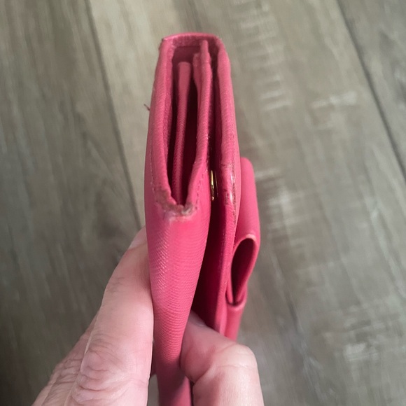 Prada Long Wallet Pink with chain - Picture 7 of 8